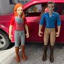 Schleich horse box, jeep, horse, people etc Image 9