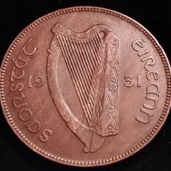 #533 - Ireland - 1931 - One Penny - KM.3