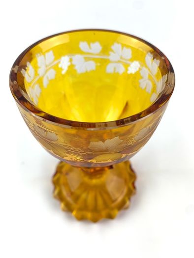 Antique bohemian glass