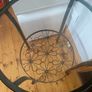 Cast iron glass coffee table Image 3