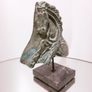 Horse Sculpture - Patinated Bronze, Marble (Signed) Image 7