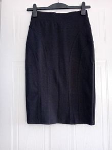 Black Stretch Skirt S