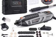Rotary Tool 200W with LCD Display Screen, 10 Variable Speed 10000-40000Rpm, 61 Accessories and 4 Attachments Flexible Shaft Multi Tool Polishing