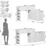170cm Chest of Drawers with Charging Station and LED Light Image 7