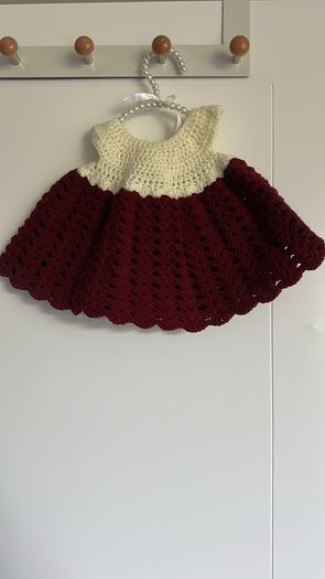 crochet baby dress headband and little socks