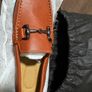 Brand New Men's Moccasins Leather Loafers Slip-On Shoes - Reddish Brown Image 3