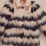 Billie blush designer Faux fur jacket Image 4