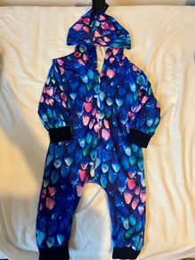 Baby Dragon Colourful Onesie 9-12mo