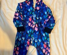 Baby Dragon Colourful Onesie 9-12mo