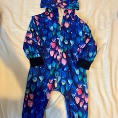 Baby Dragon Colourful Onesie 9-12mo