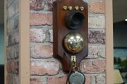 Antique Wooden Wall Telephone