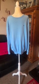 Kilkee Andre Light Blue Sweatshirt Jumper NWT Oversized Casual XL