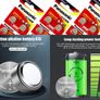 Panasonic LR44 A76 AG13 1.5V Alkaline Button Cell Batteries 10pcs Image 5
