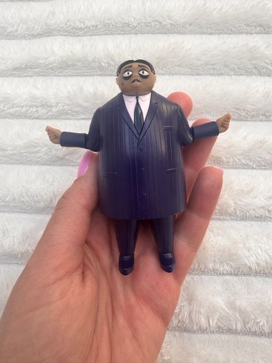 Gomez Addams Family Burger King Toy 2019 Moving Arms approx. 10 cm. Used Please see photos