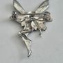 Vintage 925 Sterling Silver Fairy Brooch Image 2