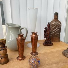 Price drop Pair of Art Nouveau Copper Vases