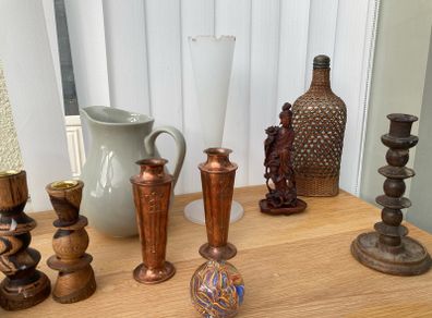 Price drop Pair of Art Nouveau Copper Vases