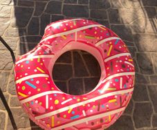 Free - large inflatable donut