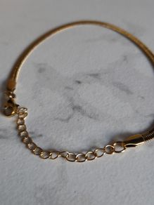 Gold plated bracelet