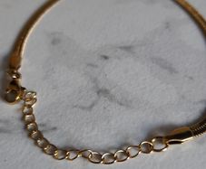 Gold plated bracelet