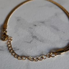 Gold plated bracelet