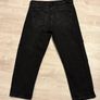 Black Relaxed Fit Jeans W36 L30 Stretch Denim Image 3