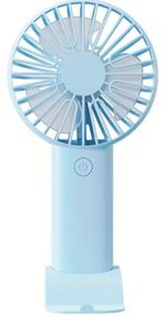 Usb rechargeable fan with stand blue 2 for 20