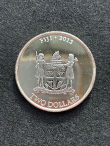 2013 Silver 1 oz. Fiji Taku Turtle