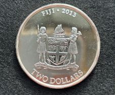 2013 Silver 1 oz. Fiji Taku Turtle