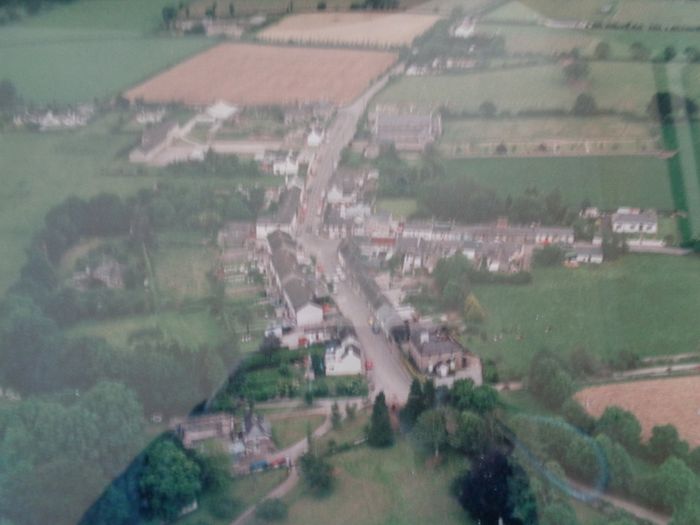 Framed Aerial Photograph of Ballyhooley Village Co. Cork for Sale