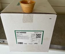 Edible ice cream tubs