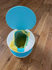 Foldable travel potty
