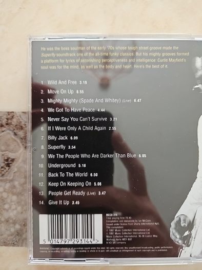 Curtis Mayfield CD - The Best Of The Custom Years