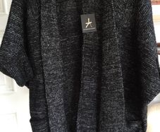 Ladies Charcoal Cardigan