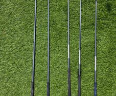 King Cobra ladies golf clubs. Right Hand 3 wood, 7 wood, pitching wedge, 9 iron and 8 iron.