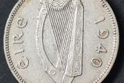 Ireland 1940 1s Shilling Silver Coin