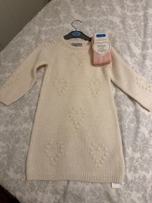 New baby girl dress with tights size 24-36 moths