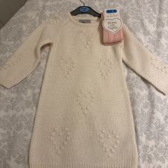 New baby girl dress with tights size 24-36 moths