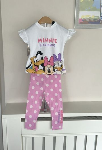 Baby Girls Minnie & Friends T-Shirt and Leggings Age 9-12 months / EU 74cm