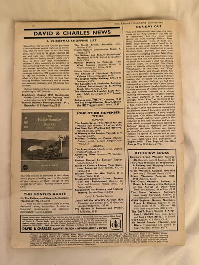 Railway Magazine December 1972