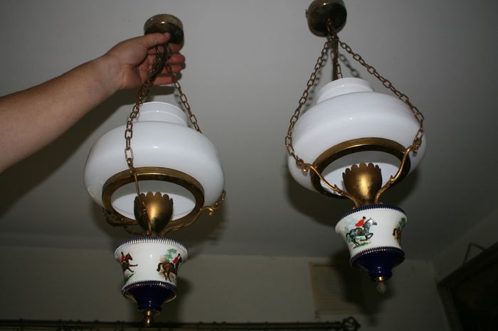Pair of Vintage Hanging Lamp