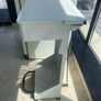 White Commercial Pedal Operated Open Rubbish Bag Holder - Can Deliver Image 2