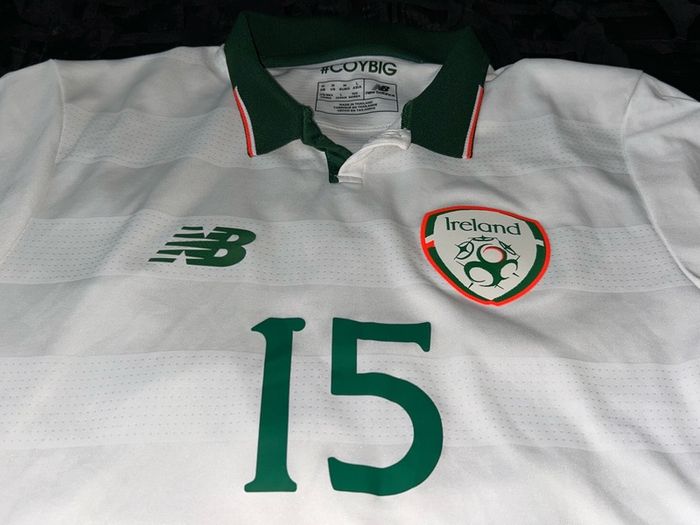 Republic Of Ireland Match Worn / Issue 2017/18 away Jersey Shirt New Balance