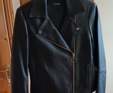 Womens stylish leather jacket 'autograph'