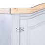 Wardrobe Mexican Pine Corona Range 2 Doors Grey Image 2