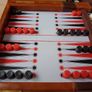 6 in 1 Game Set (Chess Backgammon Draughts Dominos Leather Case Travel Board Game) Image 7