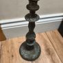 Vintage Candlestick Holder Antique Mantle Metal Candle Holder Tabletop 1kg 30cm Image 2