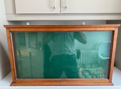 Antique Solid Mahogany Notice Board