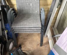 garden table and 2 chairs