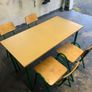 School Table and Chairs Image 2